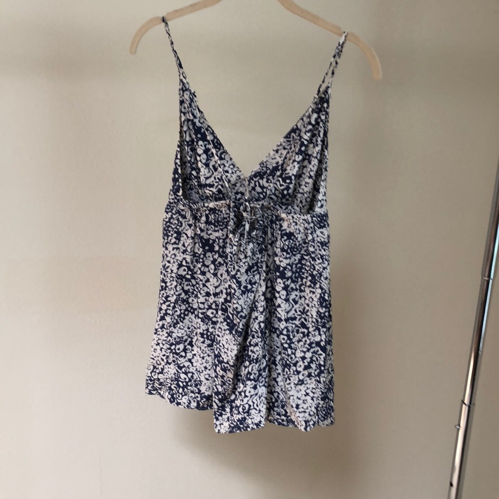 Joie silk blue & cream camisole - Picture 5 of 8